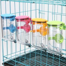 350/500 ml Automatische Hang Pet Feeder Water Dispenser Cat Dog Drinkend Kom Honden Dish Feeding Watering Levers Random Bowls Feeders