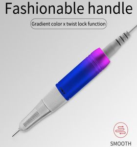 35000rpm Oplaadbare Nagelboormachine Gradiëntkleur Handstuk Draagbare Nagelpolijstmachine e-bestand Manicure Pedicure2053880