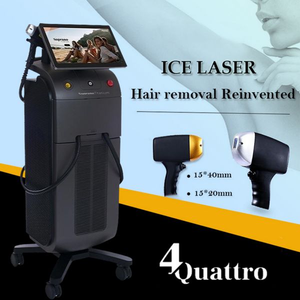 Épilation au laser à diode 3500W Machine d'utilisation de la peau blanche foncée 200 millions de coups Longue durée de vie Tous les types de peau Épilateur professionnel Spa Clinic 755Nm 808Nm 1064Nm148