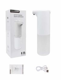 Distributeur automatique sans contact de 350ml, chargeur USD, distributeur de mousse de savon à induction infrarouge, désinfectant pour les mains de cuisine, accessoire de salle de bains 4529889