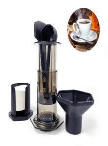 350 ml nieuw filterglas espresso koffiezetapparaat Portable Cafe French Press Cafecoffee Pot voor Aeropress Machine T2001112781234