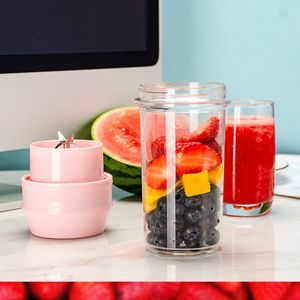 350 ml Draagbare elektrische Juicer Blender Multipurpose Draadloze Mini USB-oplaadbare Juice Cup Cut Mixer voor Reizen