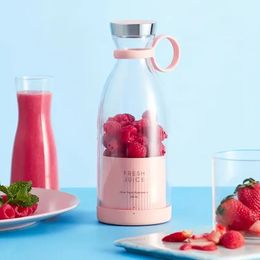 350 ml USB oplaadbare draagbare sapcentrifuge voor thuis, op reis en buitengebruik - Geniet overal van verse en gezonde smoothies!