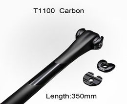 350mm Zwart Inc Carbon Zadelpen Racefiets Onderdelen Fiets Zadelpennen 0 25 Offset 272mm Diameter7937798