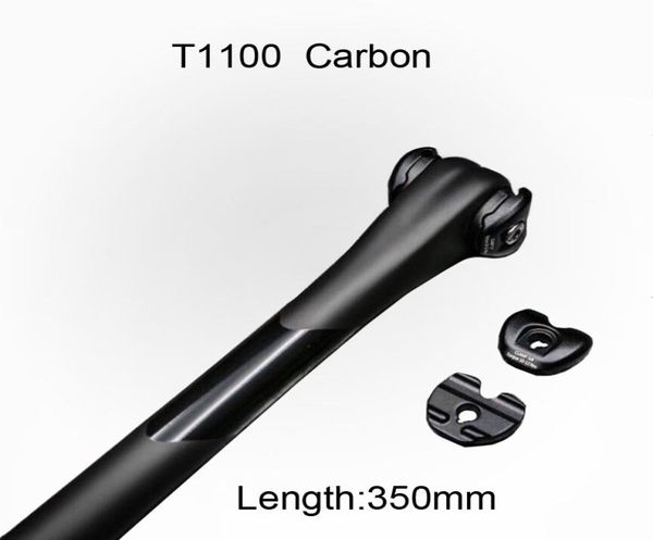 350mm noir Inc carbone tige de selle pièces de vélo de route tiges de selle de vélo 0 25 Offset 272mm Diamet3592572