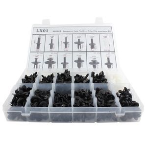 Verruremith fournit 350pcs 12 tailles Push Push Retainer Pin Rivet Trim Clip Moulage Assortiments Kit Fit Market 80% Mod￨les Car