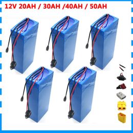 350W 12V 20AH / 30AH / 40AH / 50AH batterij 12V 3S lithium ion batterij 2500mAH 18650 cel met 12.6V 5A-oplader 5pcs / lot