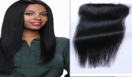 354 Brésilien Malaisien Indien Péruvien Vietnamien Mongol Cheveux Top Lace Closure 820 pouces Soie Droite Couleur Naturelle Humaine Ha2205426