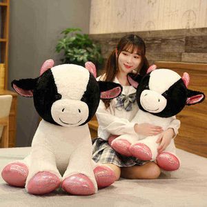 35455565cm Kawaii Cow Pet Doll Gevulde schattig dieren pluche speelgoed voor Ldren Girls Lover verjaardag kerstcadeau kussen J220729