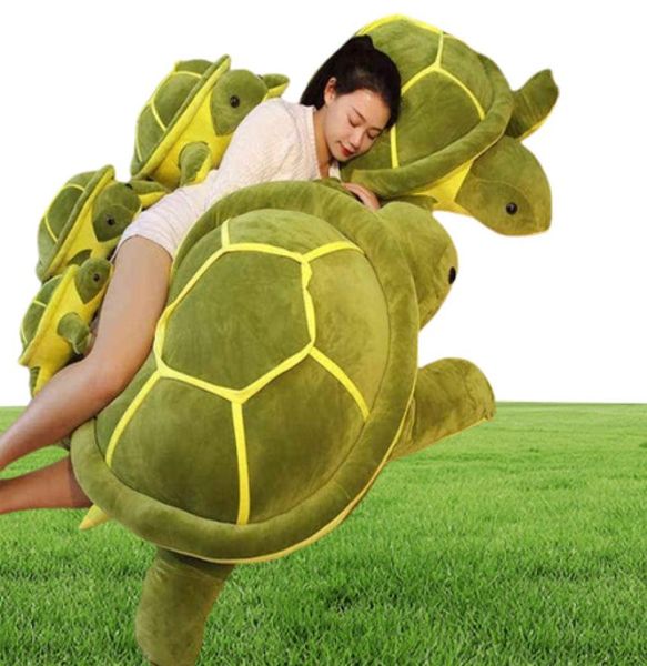 354555cm Belle tortue en peluche jouet kawaii animaux poupées en peluche animale douce coussins d'anniversaire de tortue de tortue pour fille y25942875