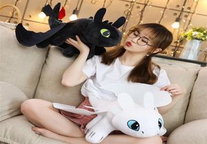 354560cm Hoe u uw draak kunt trainen 3 Tandeloze anime Figuur Night Fury Light Fury Toys Dragon Plush Doll Toys For Children LJ20088126475