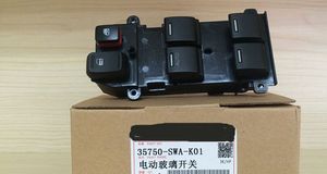 35750-SWA-K01 Power Window Master Control Switch voor 2007-2011 HONDA CR-V CRV