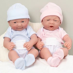 35 CM 14 pouces bébé poupées mignon doux Silicone bébé Reborn bébé poupée jouets pour enfants filles cadeaux réaliste corps complet fille poupées 240223