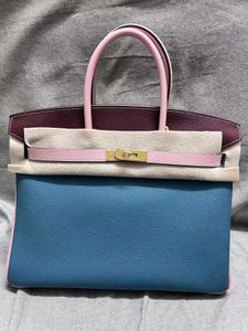 35 cm de sac à main personnalisé sac de luxe sac à main le cuir togo couture à la main peut choisir les couleurs que vous aimez faire du prix en gros