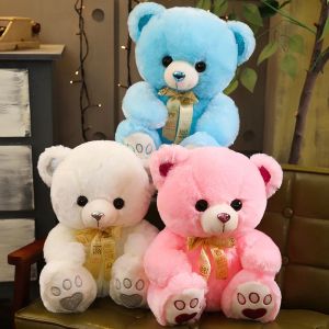 35 cm schattige teddybeer pop pluche speelgoed kawaii meisje hart knuffel beer poppen poppen poppen kinder verjaardag kerstcadeau