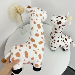 35cm jirafa linda muñeca de lujosa niños bebé lindo animal algodón suave peluche juguetes suaves para dormir compañero de regalo niña niña kawaii juguete