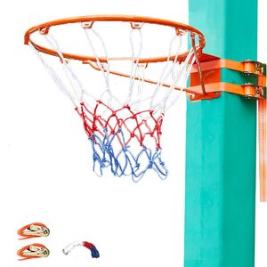 35 cm geen punching basketbalrand kinderen aldult indoor en buiten standaard basketbal hoepel hangende mand net training uitrusting 240124