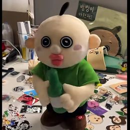 35 cm chantant danse bangbang et yuzhi jouets softs bébés électroniques en peluche drôle de dessin animé figure de figure d'anime pour enfants 240515