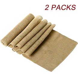 35cm x 10M Hessische jute rustieke bruiloft decoraties decoratie jute Vintage ambachtelijke jute Hessische tafelloper Roll Vintage Jute250R