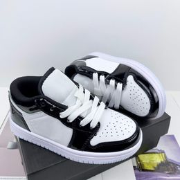 70Color ARM Designer 1 Low Kid Chaussures Pour Garçon Fille Sport Noir Blanc Panda Chunky Low Cows Baskets Garçons et Filles Enfants Baskets Enfants Eur 25-35