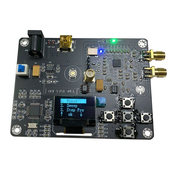 FreeShipping 35MHz-4400MHz Générateur de signaux RF Module ADF4351 Générateur de fréquence de balayage PLL avec écran OLED