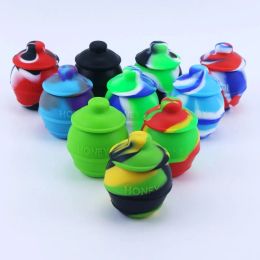 35ML abeille pot de miel abeille insectes conteneur ultime antiadhésif Silicone conteneurs Silicone boîte pour liquide crème stockage AU04