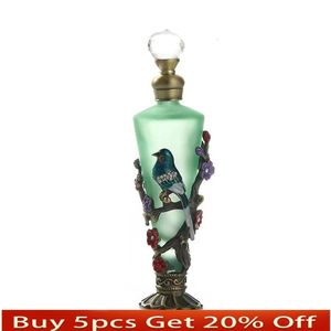 35 ml vintage vide rétro cristal de parfum givré bouteille rechargeable conteneur portable mariage mport de Noël décoration de maison 240326