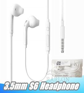 35 mm in-ear bedrade oortelefoon Oordopjes Headset met microfoon en afstandsbediening Volumeregeling Koptelefoon voor Samsung Galaxy S6 S8 S9 Zonder Pac6171690
