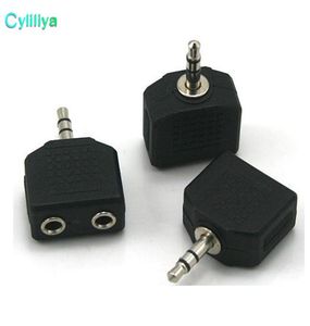 35mm Jack 1 à 2 Double écouteur casque Y séparateur câble adaptateur prise pour ordinateur pour téléphone pour MP31718063