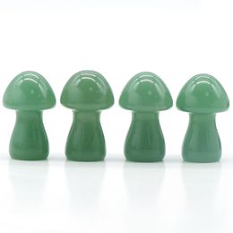 35 mm natuurlijke groene aventurine edelsteen paddestoelvorm