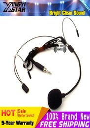 35mm Schroefdraad Plug Headset Microfoonkop Gedragen Microfoon Voor FM Draadloze Microfoons Karaoke Bodypack Transmitter7108190