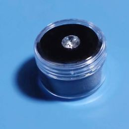35 pcs Round Gemstone Display Box Transparent Gems Storage Organizer Boître Bot d'emballage de perles de diamant en vrac