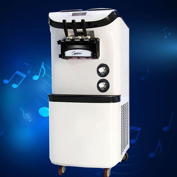 Machine à crème glacée molle thaïlandaise 36-42L/H, 3300W, avec système de pré-refroidissement