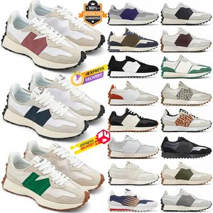 Nouveau designer 327 Chaussures de course pour hommes femmes 327s baskets nuage sel de mer vintage beige marron en daim léopard imprimé noir blanc orange hommes femmes entraîneurs sportifs 36-45