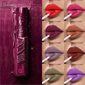 36 colores Pudaier Matte Liquid Lipstick Lips Make Up Nude Lipstick Impermeable de larga duración Brillo de labios Cosméticos Maquillaje Brillo de labios