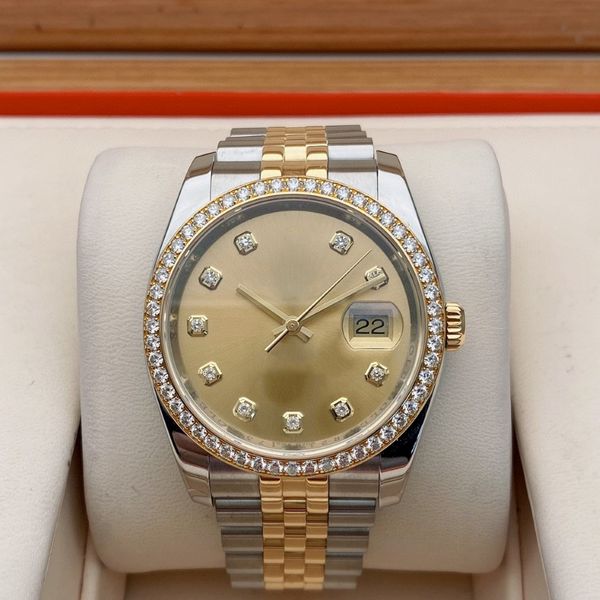 36 Gold Champagne Dial