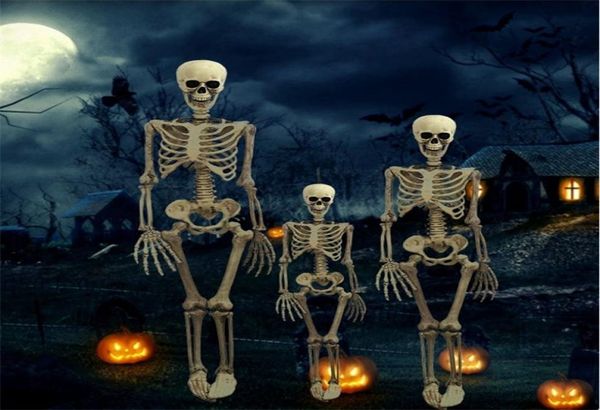 36 pouces Halloween Prop pleine taille squelette crâne main réaliste corps humain posable anatomie modèle fête Festival décor Y2010062793715