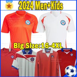 Xxxl 4xl chili 2024 2025 Copa America Soccer Jerseys Retro 1982 1998 Alexis Vidal Vargas Medel 2014 16 17 Camiseta de Futbol Team National Men Football Shirts Kits Kids Kits