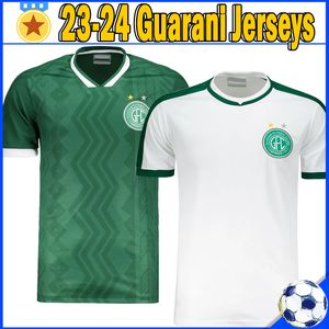 23 24 Guarani Futebol Clube Soccer Jerseys 2023 2024 vert Accueil blanc Chemises de football hommes nouveaux uniformes