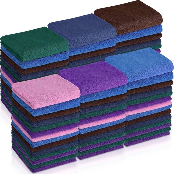 36 paquetes de toallas absorbentes de fibra ultrafina, pañuelos de salón anti lejía, adecuados para gimnasios, baños, hidroterapia, afeitado, champú, secadores de pelo domésticos,