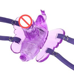36 vitesses sans fil télécommande papillon vibrateurs sangles sur gode culotte vibrante G Spot vibrateurs jouets sexuels pour adultes # 766