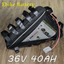 36 V E Bicicleta Triângulo 40Ah Bateria Li-ion batterij