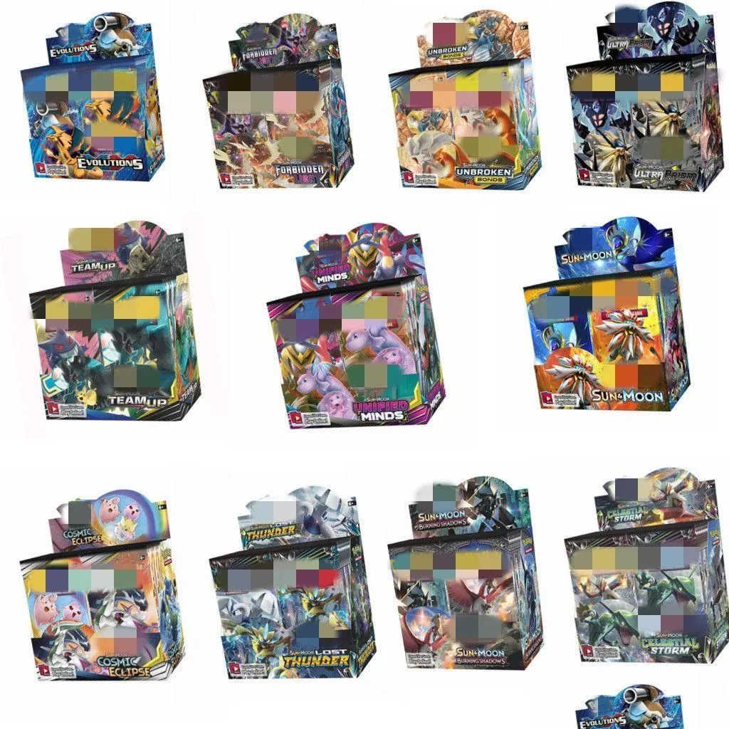 360 Booster Packs Pixie Inglês Cards Games Cards Combatrop Combating Game Drop Delivery Toys Gifts Puzzles DHVSJ