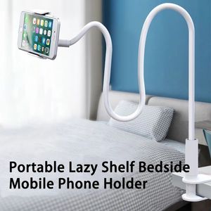 360 Clip Mobile Phone Holder Stand Portable Flexible Lazy Bed Desktop Bracket Mount Stand Base bracket Support 75cm