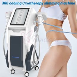 360 ° Koeling Body Shaping Cryolipolysis Machine Dubbele Kanalen Cryo Handgrepen Cryotherapie Vet Bevriezing CoolSculpt Cool Beauty Apparatuur voor Cellulitis verwijderen