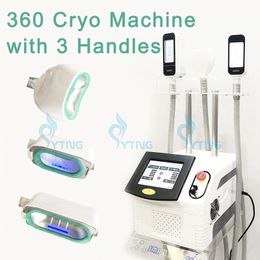 360 Cryo Cryolipolysis Máquina de congelación de grasa Cuerpo adelgazamiento y modelado Refrigeración Crioterapia Eliminación de doble mentón