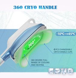 360 Cryo Handle Acessórios profissional emagrecimento celulite remoção gordura zing máquina uso heads7279172