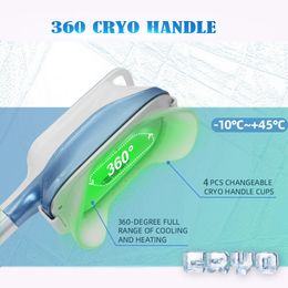 360 Cryo Handvat Accessoires professionele afslanken cellulitis verwijdering vet bevriezing machine gebruik hoofden