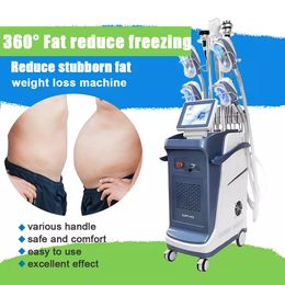 360 Cryolipolsis Fat Freeze Machine Cool Cellulite Sculpt Équipement de cryothérapie 5 en 1 40K Cavitation RF Dispositif Lipolaser Lipo Laser Pads Technologie ultrasonique