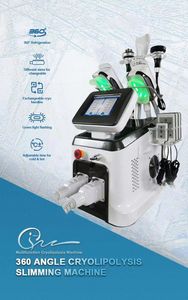 Machine amincissante pour réduction de graisse, cryolipolyse, élimination du Double menton, Cavitation ultrasonique RF, dispositif Lipolaser pour perte de poids, 360